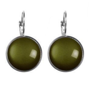 UrbanHippies - reringe Dots - Glossy Moss / Slv