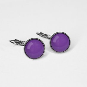 UrbanHippies - reringe Dots - Solid Purple / Slv