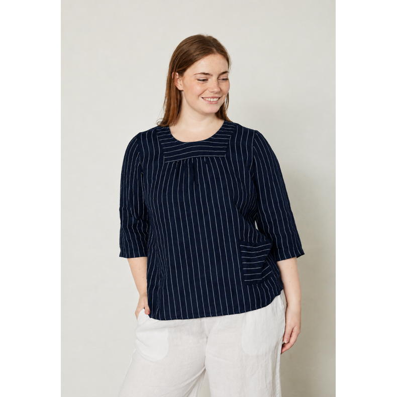 Pont Neuf - Wia H�r Bluse - Navy blue 