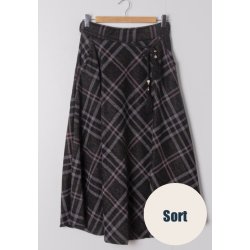 Ellen - Ternet nederdel - Vlg Farve