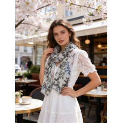 T�rkl�de - Geometrisk m. guld detalje