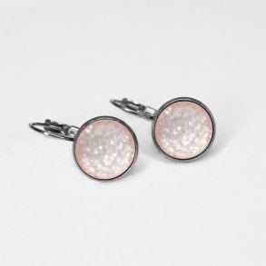 UrbanHippies - reringe  Dots - Rosa Glitter / Slv