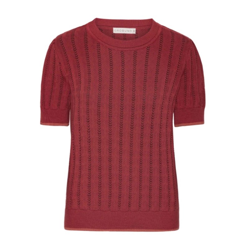 Grobund - Almine Strik tee - Rustr�d