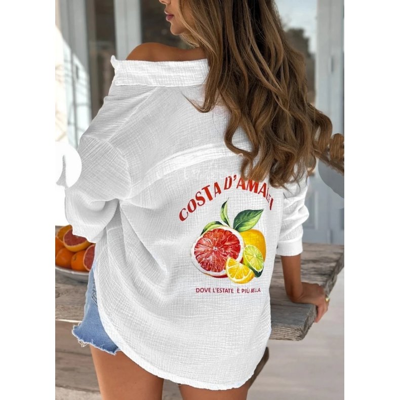Hvid skjorte Citrus mix