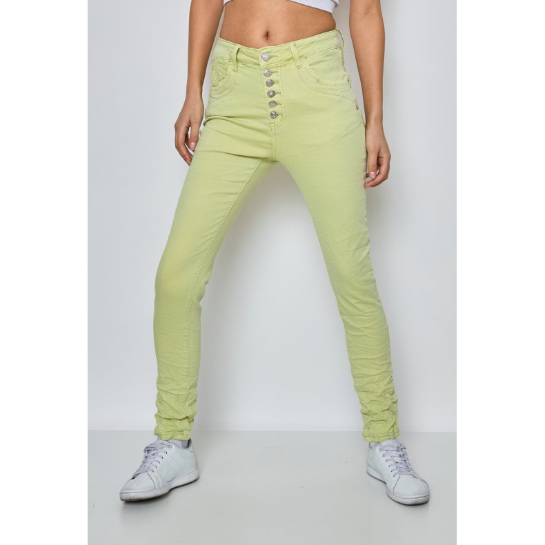 JEWELLY - Baggy Jeans - Lime Green 