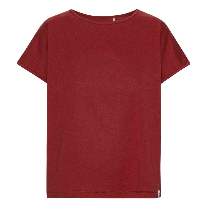 Grobund - Karen �ko. T-shirt - Vin r�d