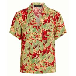 King Louie - Bella Blouse Rico - Fire red