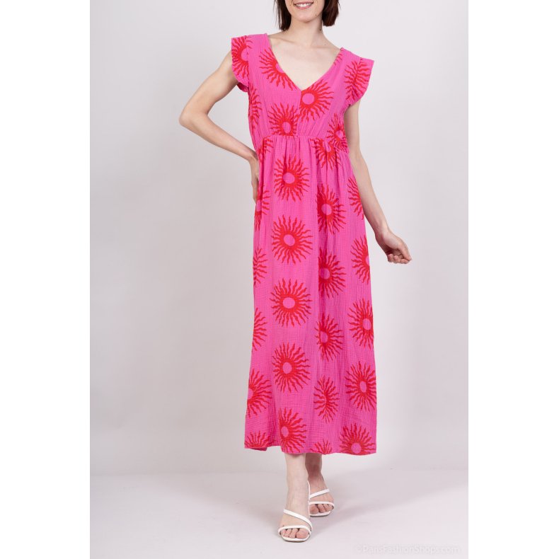 Sol - Fushia Kjole - Flse rme