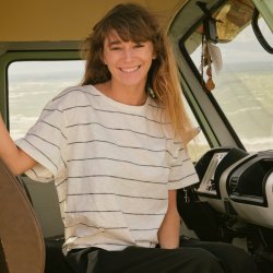 Klitm�ller Collective - Mega Tee - Cream Navy