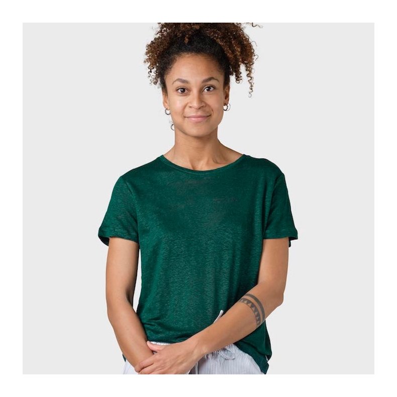 Klitmller Collective - Rikke Hr Tee - Moss Green