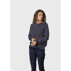 Klitm�ller - Mika Strik Tr�je - Navy / Cream