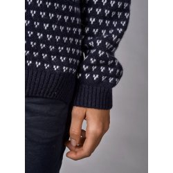 Klitm�ller - Mika Strik Tr�je - Navy / Cream