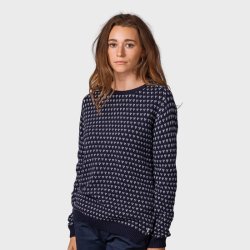 Klitm�ller - Mika Strik Tr�je - Navy / Cream