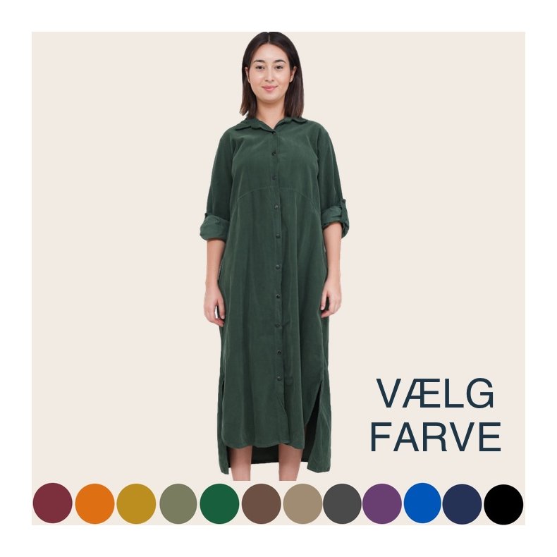 Lang Aby - Babyfljl Kjole - Vlg farve