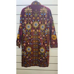Suzani-broderier - Frakke Bourgogne