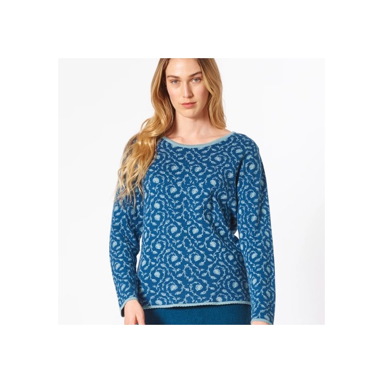 Himalaya Sweater - GOTS - Teal 