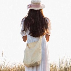 Tintok - GOTS Mira canvas - Pastel Yellow