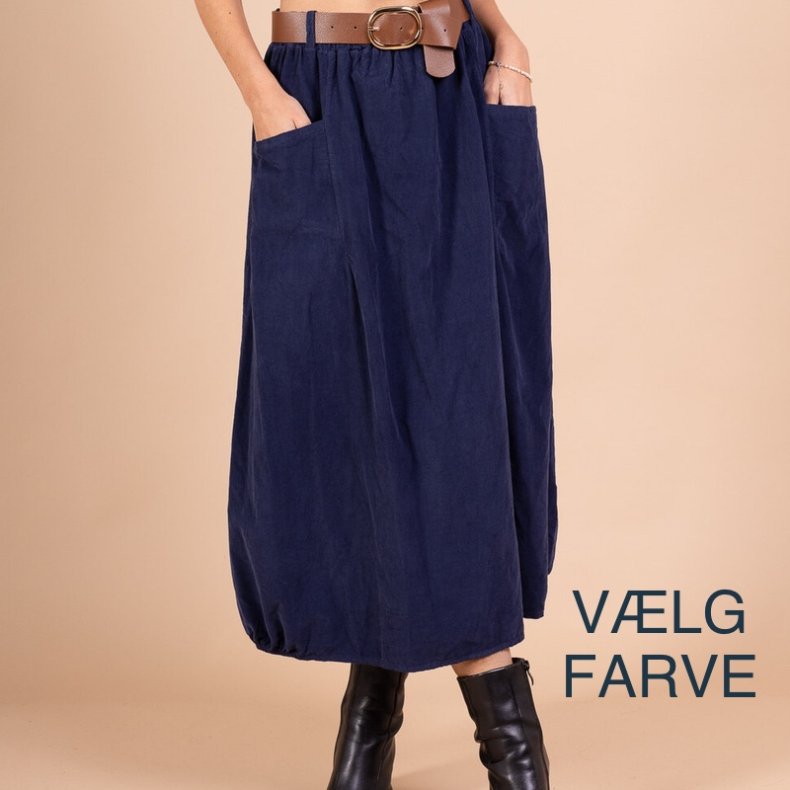 Midi Babyfl�jl Nederdel - V�lg Farve