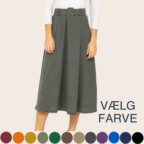 Fljls Nederdel m. blte - S/M/L - Vlg Farve