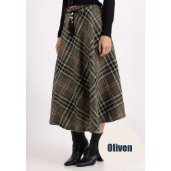 Ellen - Ternet nederdel - Vlg Farve