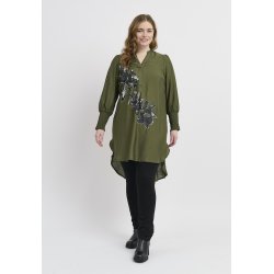 Pont Neuf - Sella Blomst Tunika - Forest green