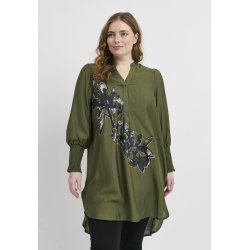 Pont Neuf - Sella Blomst Tunika - Forest green