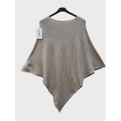 Poncho Ensfarvet - Vlg Farve