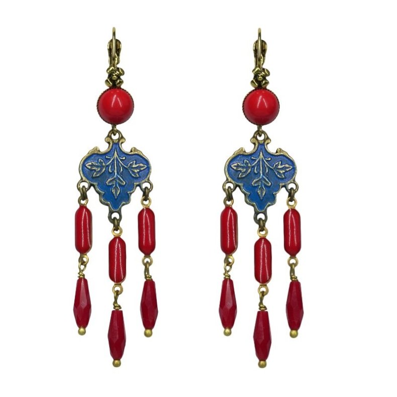 Urban Hippies - Chanderliers reringe - Red / kobalt bl