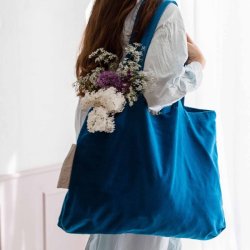 TinTok - GOTS Rima canvas Royal