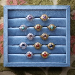 Urban Hippies - Ring Mia - Greyblue Gold