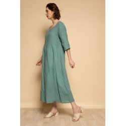 Ella H�r Kjole - Oliven Gr�n