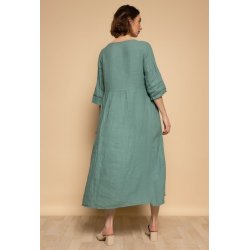 Ella H�r Kjole - Oliven Gr�n