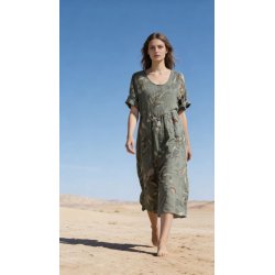 Oliven H�rkjole Blomster