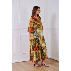 Kjole - Sensommer farver