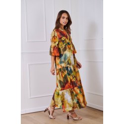 Kjole - Sensommer farver