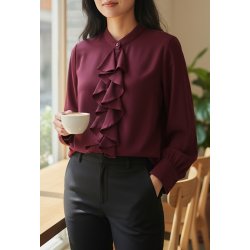 Skjortebluse - Fl�se - V�lg Farve