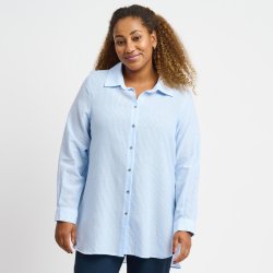 Pont Neuf - Lalorian Stribet Skjorte - Light Blue