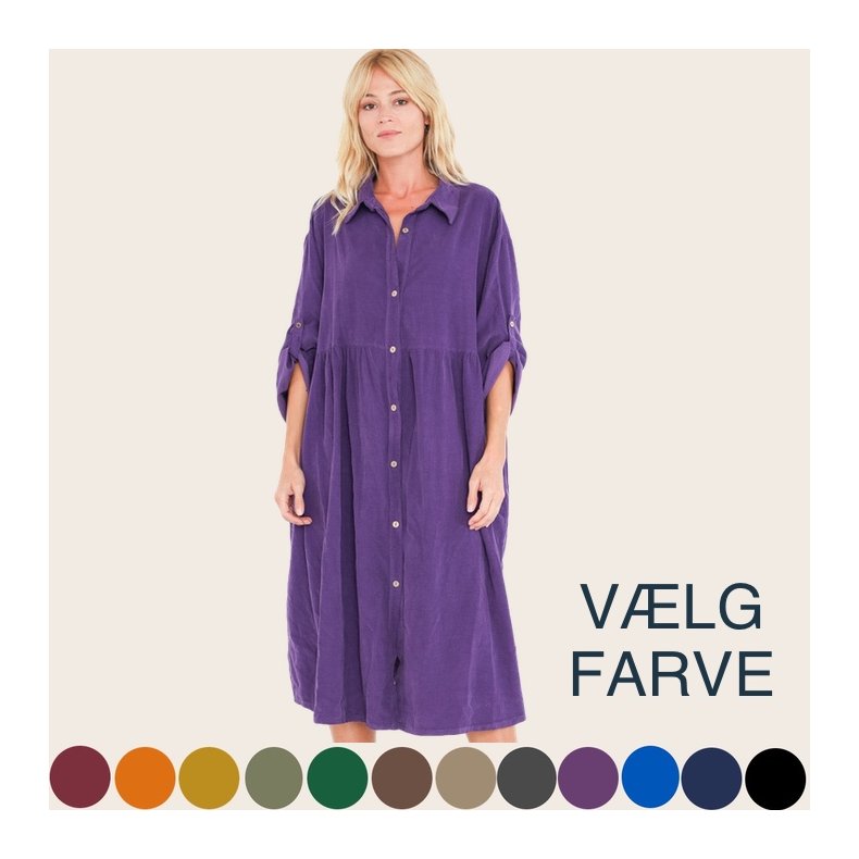 Solveig OVERSIZE  - Babyfljl Kjole - Vlg farve