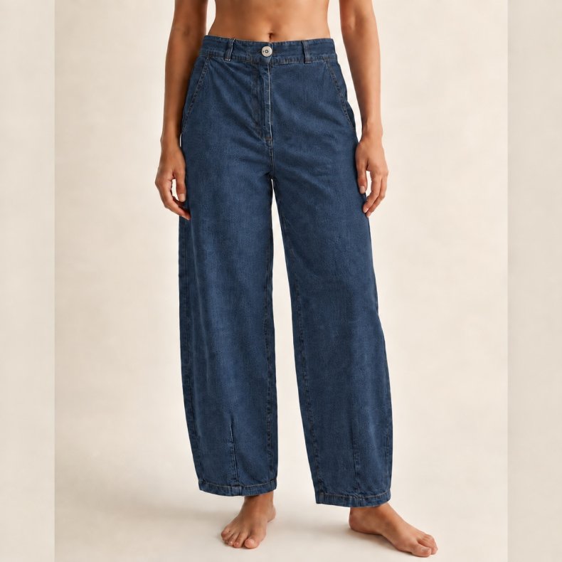 Marc Lauge - Summer Barrel Jeans -  Classic Blue