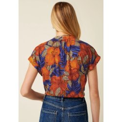 King Louie - Stella Blouse Maui - Summer Fig 