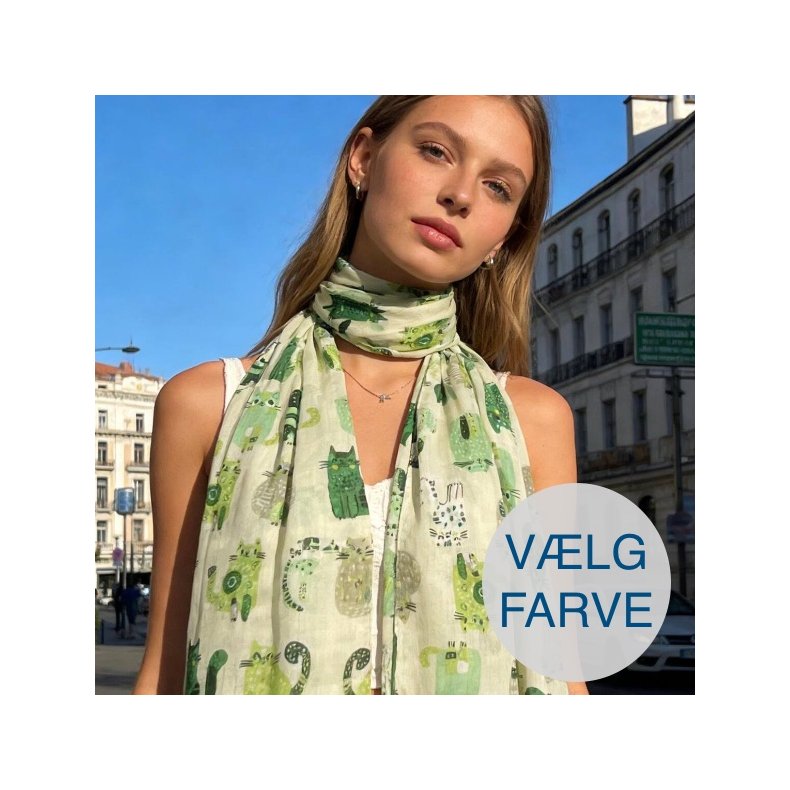 T�rkl�de - Katte - V�lg Farve 