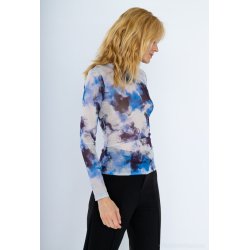 Mesh top - Indigo batik