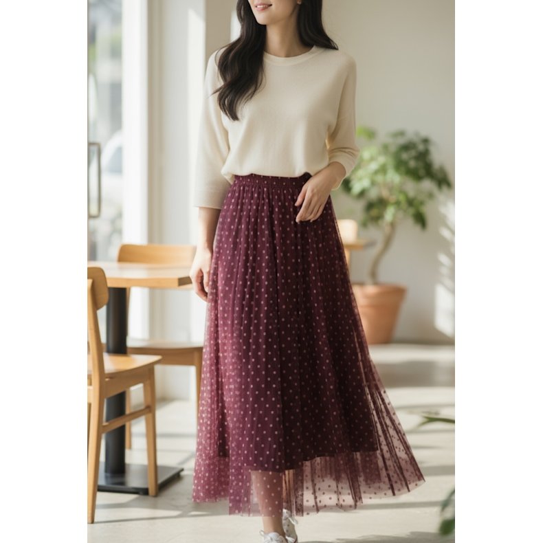 Tyl-tylnederdel-nederdel-mamelukken-skanderborg-farver-prikker-m�nster-billig-fri-fragt