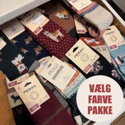 3 Par Uld sokker str. 35-40 - Vlg Farve