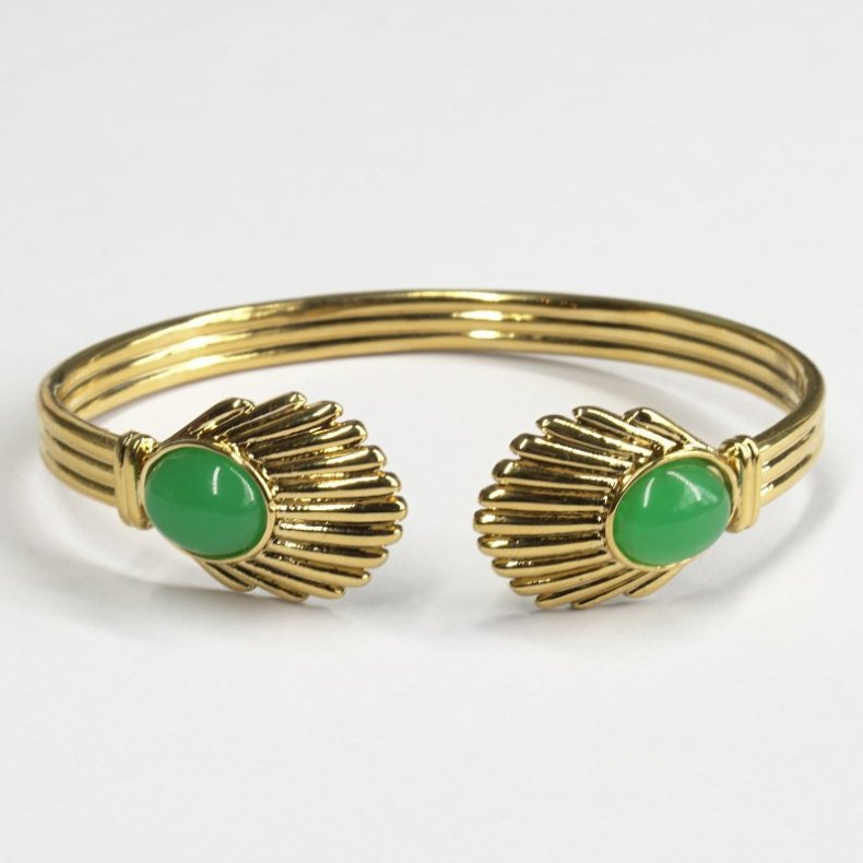 Urban Hippies - Venus Bangle - Emerald