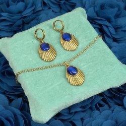 Urban Hippies - Venus rering - Bl / Guld