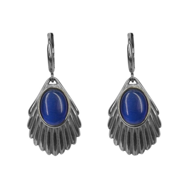 UrbanHippies - Venus rering - Lapis Blue / Silver