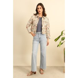 Kort Jakke - Bohemian Flower