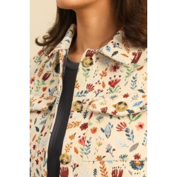 Kort Jakke - Bohemian Flower