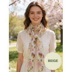 T�rkl�de - Blomster print 180*90